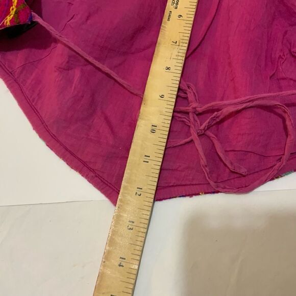 Bright Pink Stitched Halter Top (size: M) T2 - Picture 8 of 8